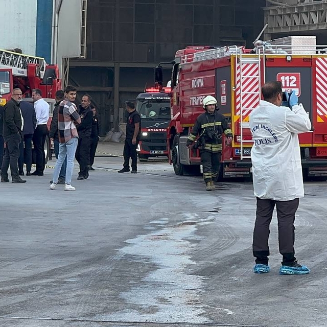 Un fabrikasında doğal gaz patlaması