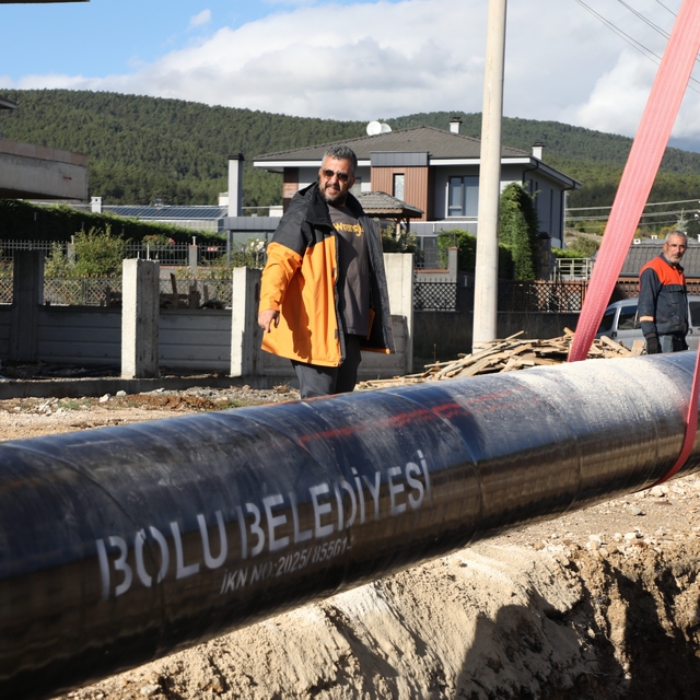 Bolu'da su kesintisine yol açan alt yapı sorunu düzeltiliyor