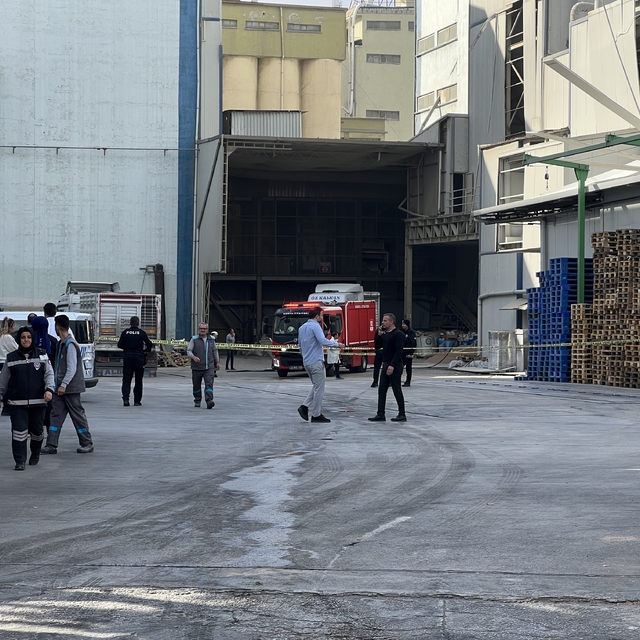 Konya'da fabrikada gaz sıkışması sonucu parlama