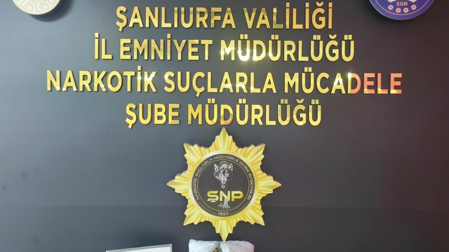 Şanlıurfa'da uyuşturucu operasyonu: 1 tutuklama