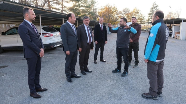 UMKE'nin kahramanlarına Başkan Aksun'dan destek