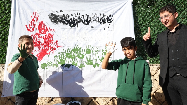 "Filistin için sen de iz bırak" etkinliği