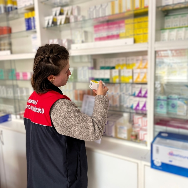 Pehlivanköy'de veteriner muayenehaneleri denetlendi