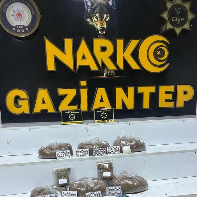 Gaziantep'te uyuşturucu operasyonu: 3 gözaltı