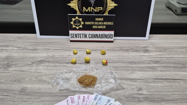 Anamur'da bir evde sentetik uyuşturucu ele geçirildi