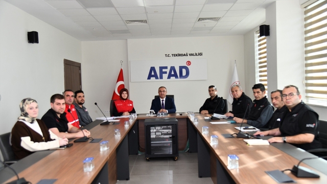 Tekirdağ'da afet beslenme kapasitesi masaya yatırıldı