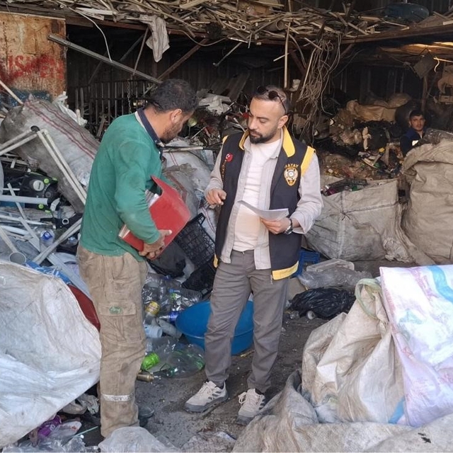 İskenderun'da hurdacılar denetlendi