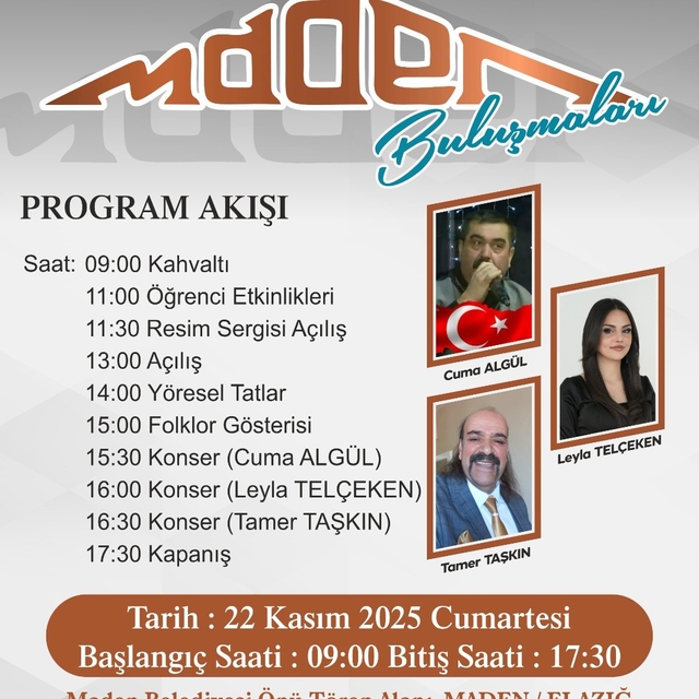 Madenliler, Maden'de buluşuyor