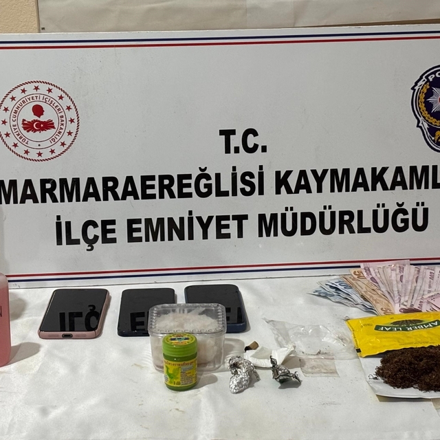 Tekirdağ'da uyuşturucu operasyonunda bir şüpheli yakalandı