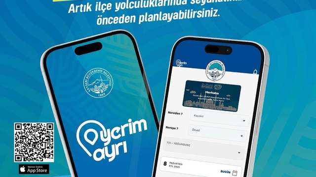 Büyükşehir'in konforlu ulaşım uygulaması 'yerim ayrı' şimdi de Develi'de