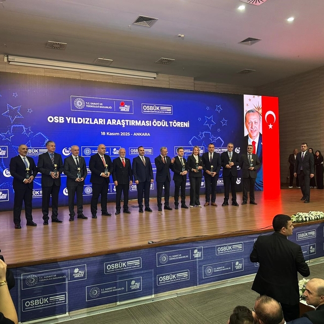 Denizli OSB, OSB'nin Yıldızlarında ödüllendirildi