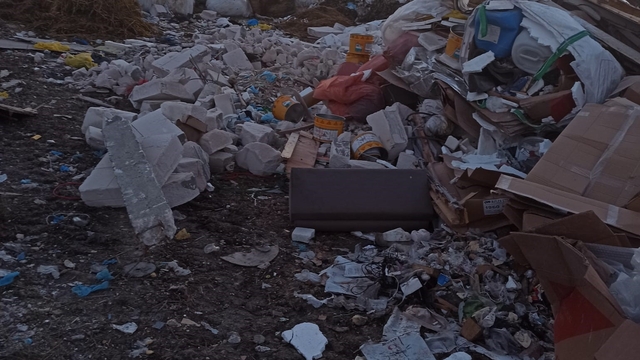 Karamusul Göleti'ne atık döküldü