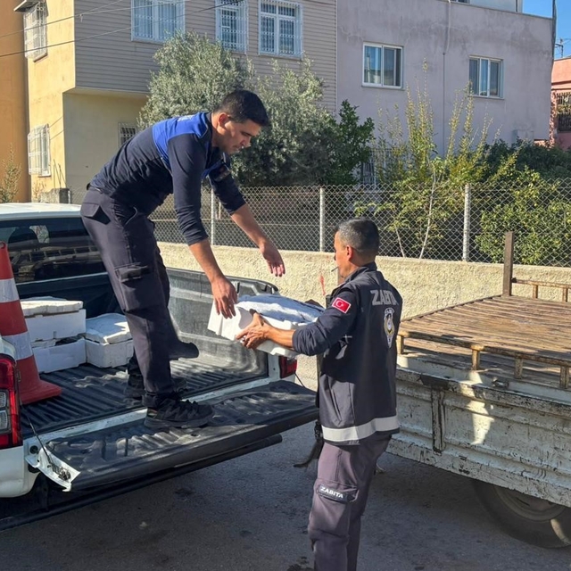 Tarsus'ta ihbar üzerine 250 kilo sağlıksız balık ele geçirildi