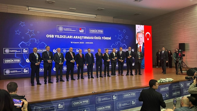 Denizli OSB, OSB'nin Yıldızlarında ödüllendirildi
