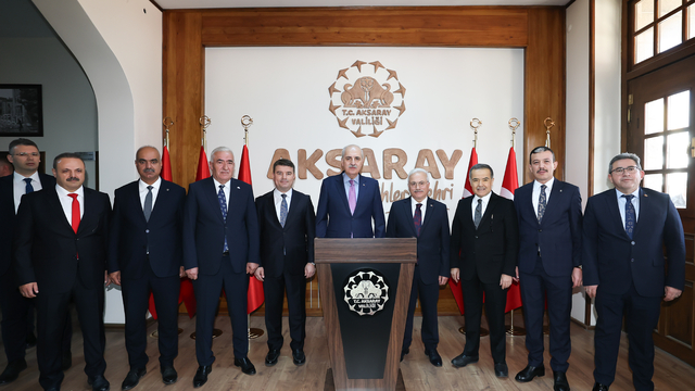 TBMM Başkanı Kurtulmuş, Aksaray Valiliğini ziyaret etti