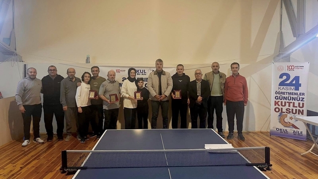 Amasya'da masa tenisi turnuvası yapıldı