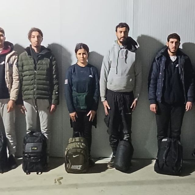 Edirne'de 9 kaçak göçmen yakalandı