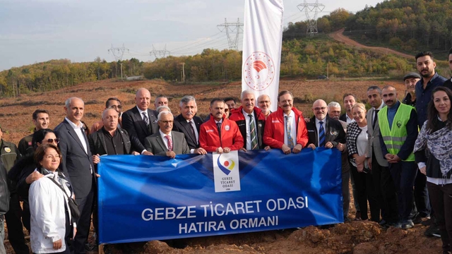 Gebze Ticaret Odası Hatıra Ormanı'nda fidan dikimi yapıldı