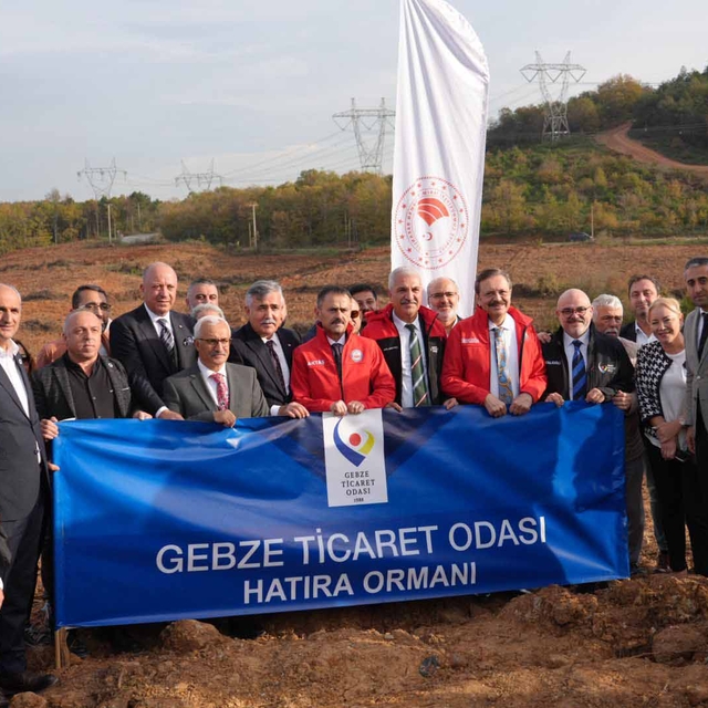 Gebze Ticaret Odası Hatıra Ormanı'nda fidan dikimi yapıldı