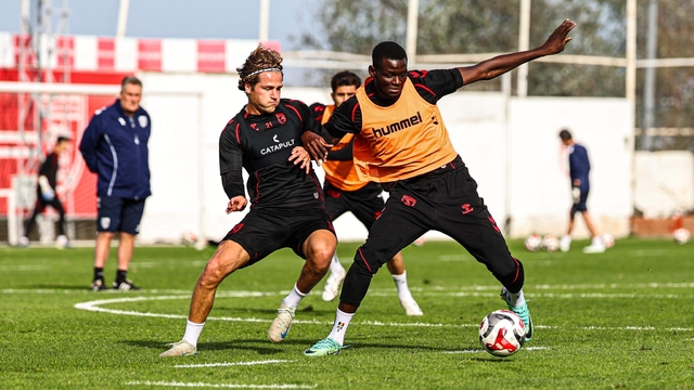 Samsunspor, Beşiktaş maçı hazırlıklarını sürdürdü