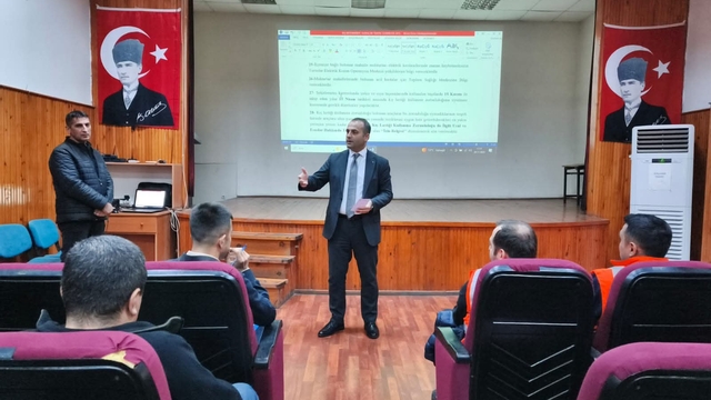 Saimbeyli'de trafik güvenliği toplantısı yapıldı