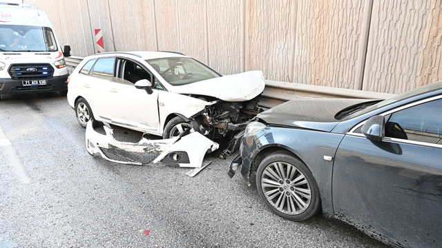 Kırıkkale'de zincirleme kaza: 4 yaralı