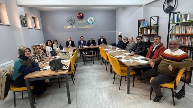 Çorum'da "Güvenli Adımlar Projesi" tanıtıldı