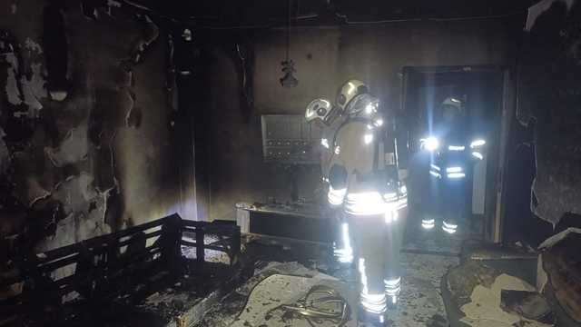 Antakya'da evde çıkan yangın söndürüldü