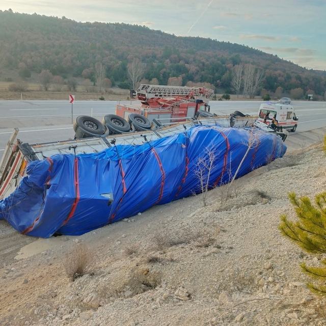 Kütahya'da trafik kazası: 1 yaralı
