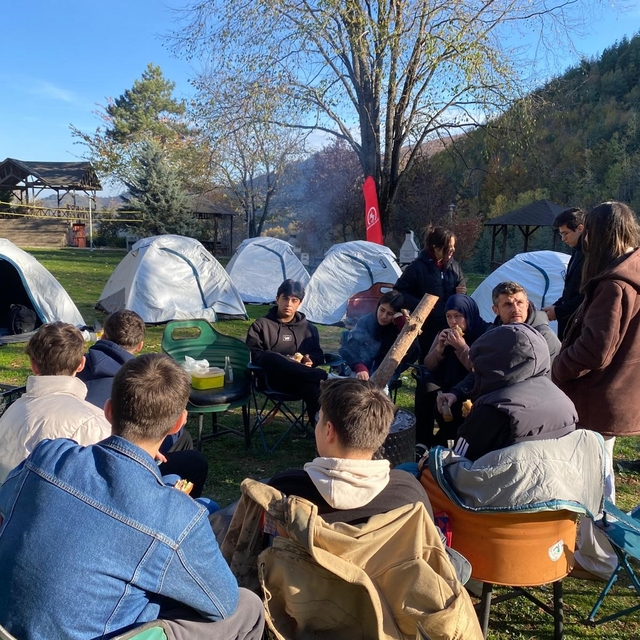 Gönüllü gençler Samandere'de bir araya geldi