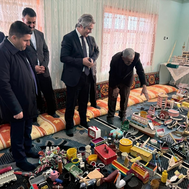 Parkinson hastasının üretim mücadelesine kaymakamdan destek