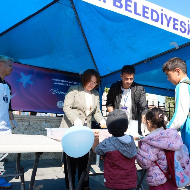 Didim'de şehitler için lokma hayrı düzenlendi