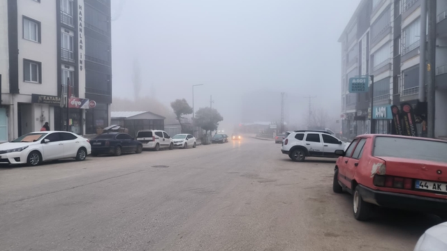 Malatya'da sis etkili oldu