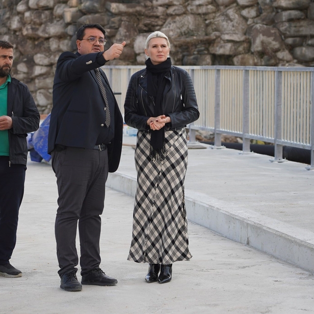 Başkan Subaşı Hamsu Köprüsündeki çalışmaları yerinde inceledi