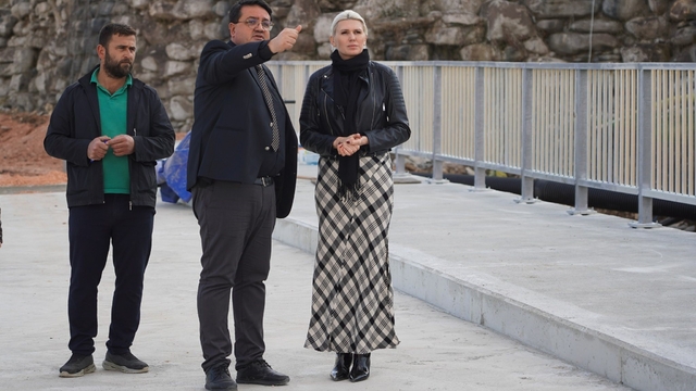 Başkan Subaşı Hamsu Köprüsündeki çalışmaları yerinde inceledi