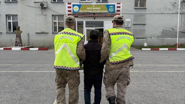 Muş'ta kesinleşmiş hapis cezası bulunan hükümlü yakalandı