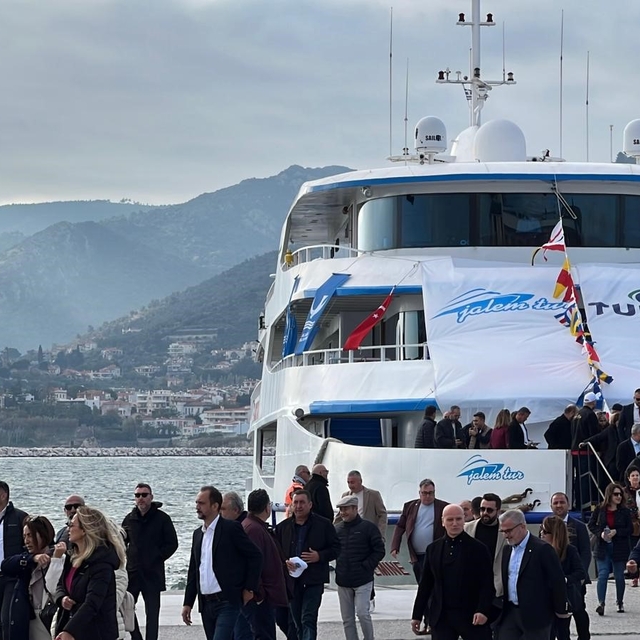 Aliaport'tan Midilli'ye ilk sefer gerçekleşti
