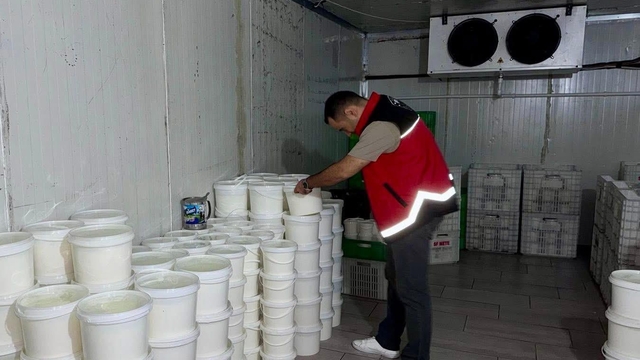 Hatay'da gıda güvenliğini tehdit eden peynir ve yoğurt imha edildi