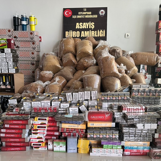 Şanlıurfa'da kaçakçılık operasyonu: 14 gözaltı