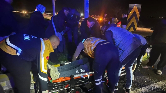 Muratlı çevreyolunda iki araç çarpıştı: 2 yaralı