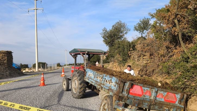 Dedesinin sürdüğü traktörden düşüp, tekerin altında kalan çocuk, hayatını kaybetti