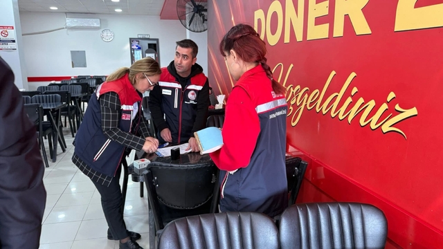 Edirne'de  gıda işletmelerine eş zamanlı denetim