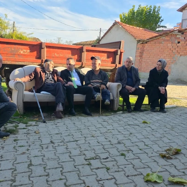 Kaymakam Uçar, Belkese Köyü'nde vatandaşlarla bir araya geldi