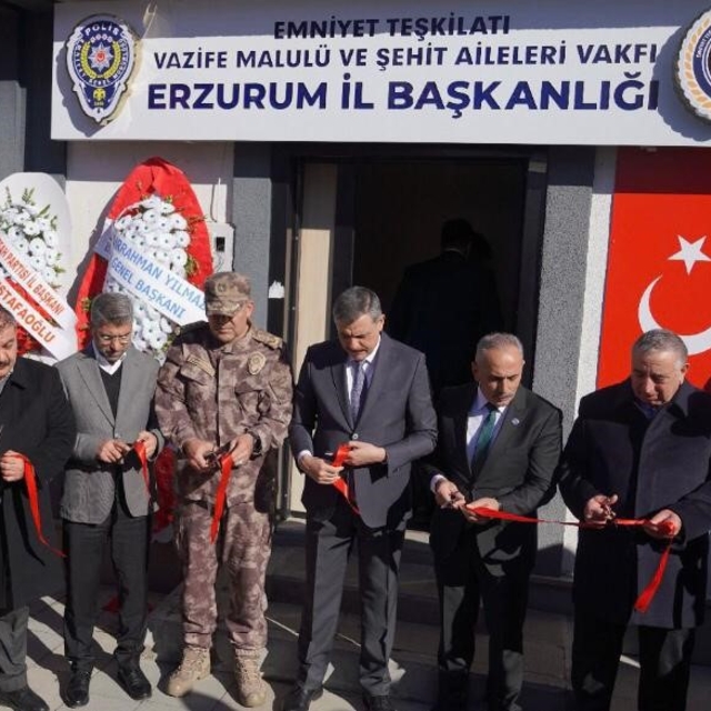 Erzurum'da şehit aileleri ve gazilere yeni hizmet binası