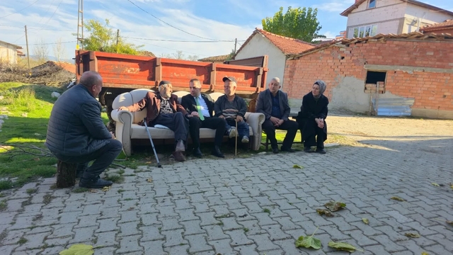 Kaymakam Uçar, Belkese Köyü'nde vatandaşlarla bir araya geldi