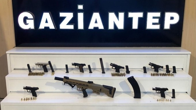 Gaziantep'te 7 adet kaçak silah ele geçirildi: 1 şahıs tutuklandı
