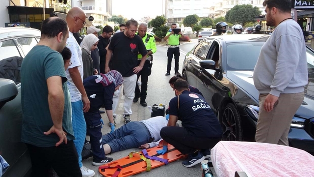 Otomobilin çarptığı yaya ağır yaralandı