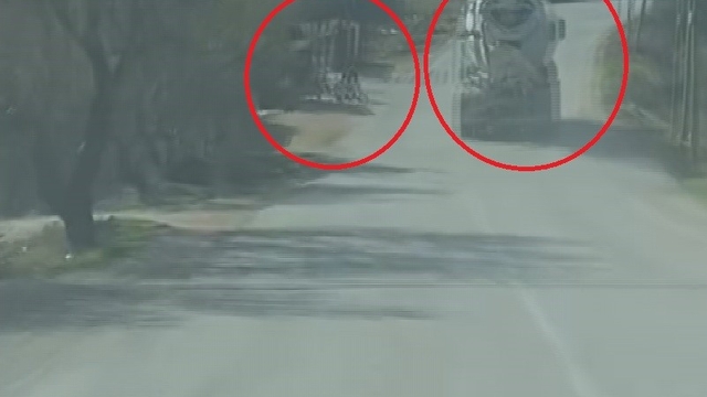 Tek şeritli yoldaki hızıyla 'Pes' dedirten mikser sürücüsü kamerada