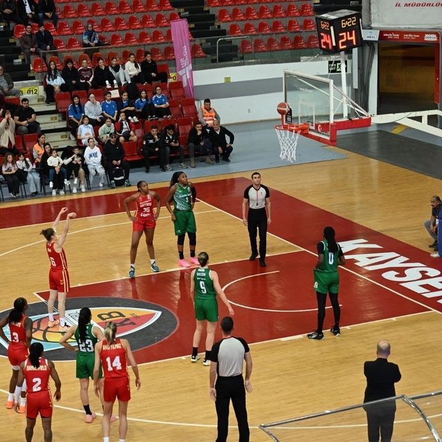 Melikgazi Kayseri Basketbol evinde mağlup