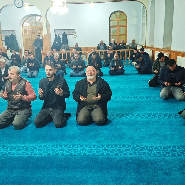 Hisarcık'ta şehit ve vefat eden öğretmenler için mevlit okutuldu